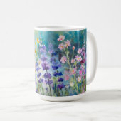 Tasse florale luxuriante (Devant droit)