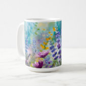 Tasse florale luxuriante (Devant gauche)