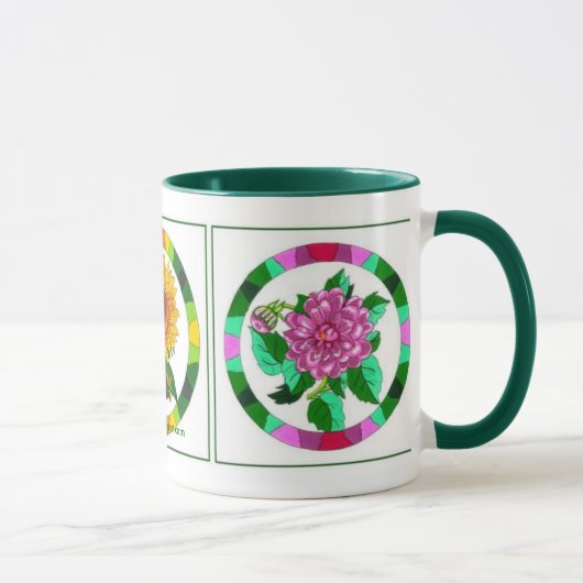 Tasse florale multi (Droite)