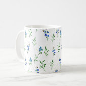 Tasse florale Ne m'oubliez pas (Devant gauche)