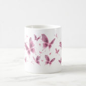 Tasse florale Papillon Rose (Centre)
