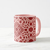 Tasse florale persane rose (Devant droit)