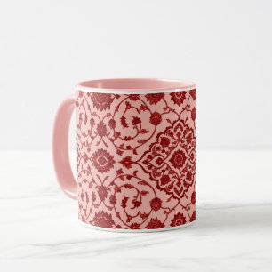 Tasse florale persane rose