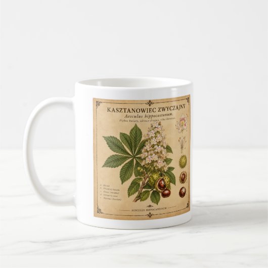 Tasse florale pour l'automne. (Gauche)