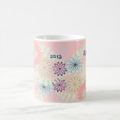 Tasse florale rose de bébé (Centre)