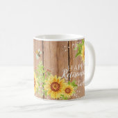 Tasse Florale Rustique Joyeuse Retraite (Devant droit)
