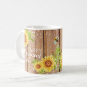 Tasse Florale Rustique Joyeuse Retraite (Devant gauche)