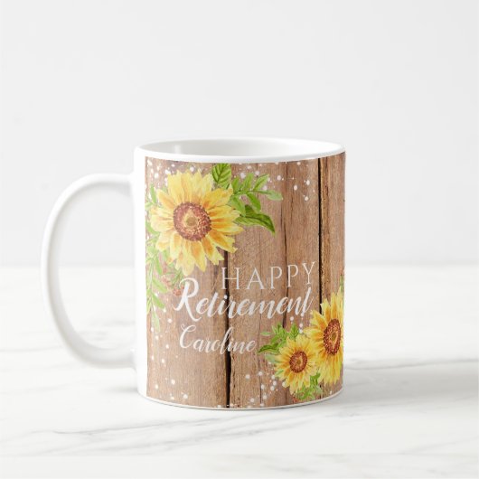 Tasse Florale Rustique Joyeuse Retraite (Gauche)