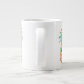 Tasse Florale Tropicale à l'Ananas (Dos)