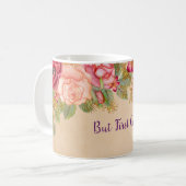 Tasse florale vintage (Devant gauche)