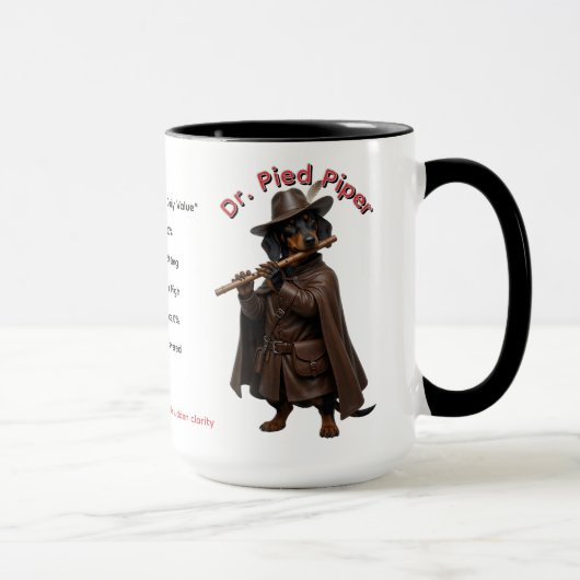 Tasse Flûte de Dr Piper (Droite)