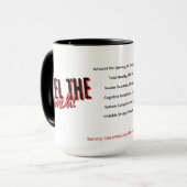 Tasse Flûte de Dr Piper (Devant gauche)