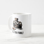 Tasse « Focus, You Fool ! » – Cadeau drôle pour ph (Devant gauche)