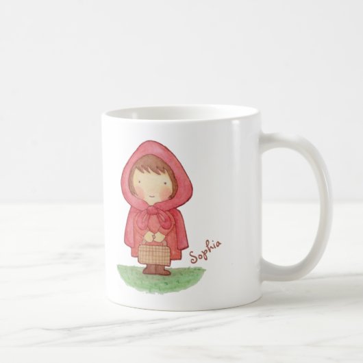 Tasse folklorique de conte de petit capuchon rouge (Droite)