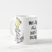 Tasse folle de cadeau de chapelier (Devant gauche)