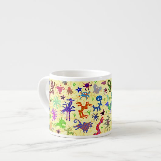 Tasse folle de café express de zoo (Devant gauche)