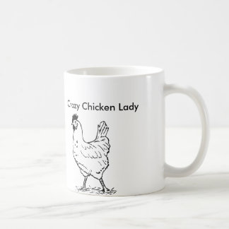 Tasse folle de Madame café de poulet