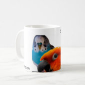 Tasse folle de Madame café d'oiseau (Devant gauche)