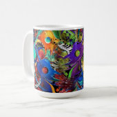 Tasse folle de musique de guitares d'art (Devant gauche)