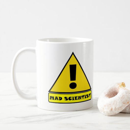 Tasse folle de scientifique (Avec donut)