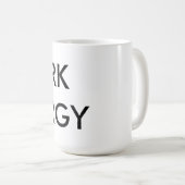 Tasse foncée d'énergie, 15oz. (Devant droit)