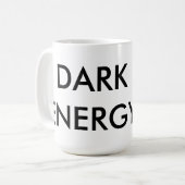 Tasse foncée d'énergie, 15oz. (Devant gauche)