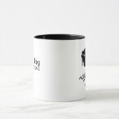 Tasse foncée d'étiquette (Centre)