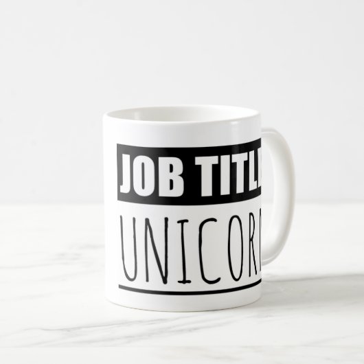 Tasse - fonction : Licorne (Devant droit)