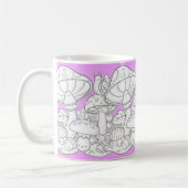 Tasse ,forêt de champignons (Gauche)