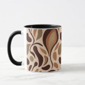 Tasse Formes Fluides Terreuses – Style Abstrait Mi (Gauche)