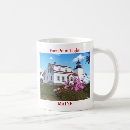 Tasse Fort Point Light, Maine (Droite)