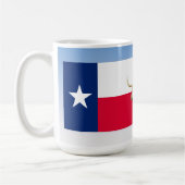 Tasse Fort Worth Cattle, drapeau du Texas (Gauche)