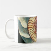 Tasse fossile 2 d'art d'ammonite (Gauche)