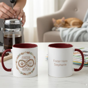 Tasse Foster Dog Mom – Cadeau pour les Sauveteurs