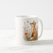 Tasse Fox Stay Wild Wildflowers (Devant droit)