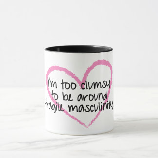 Tasse fragile de masculinité