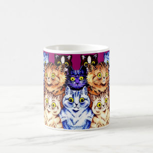 Tasse fraîche de chats par Louis Wain
