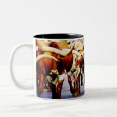 Tasse fraîche du Texas Longhorn pour votre Texan (Gauche)