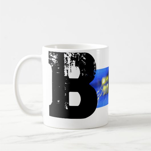 Tasse fraîche typographique d'amusement de (Gauche)