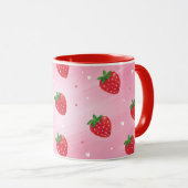 Tasse fraise (Devant droit)