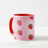 Tasse fraise (Devant gauche)