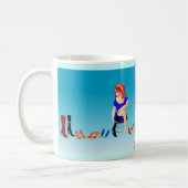 Tasse frappée "par chaussure" (Gauche)
