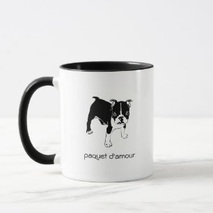 Tasse "French Bulldog Puppy Paquet d'amour"