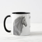 Tasse frisonne de cheval (Gauche)