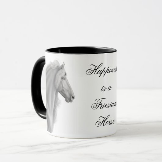 Tasse frisonne de cheval (Devant gauche)