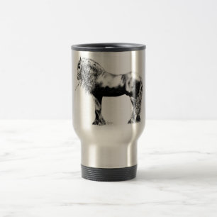 Tasse frisonne de voyage de cheval