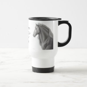 Tasse frisonne de voyage de cheval