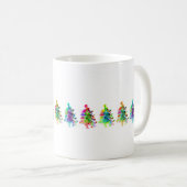 Tasse frontalière des arbres de Noël. (Devant droit)