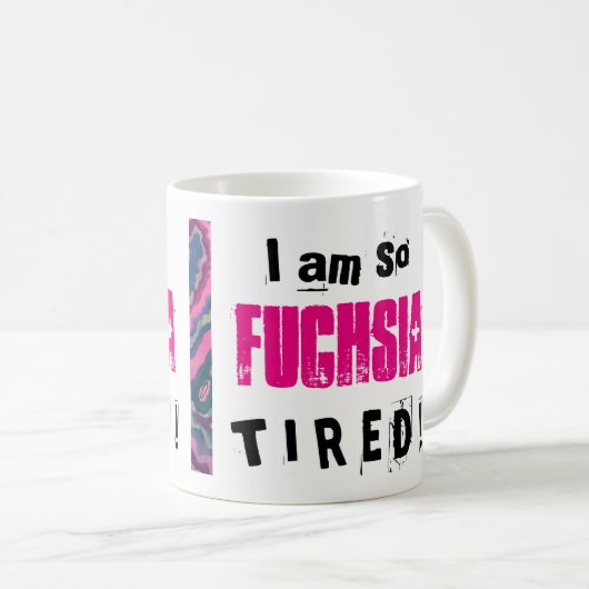 Tasse FUCHSIA (Devant droit)