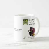 Tasse fumiste de Noël de B-a-a-a-h (Devant droit)